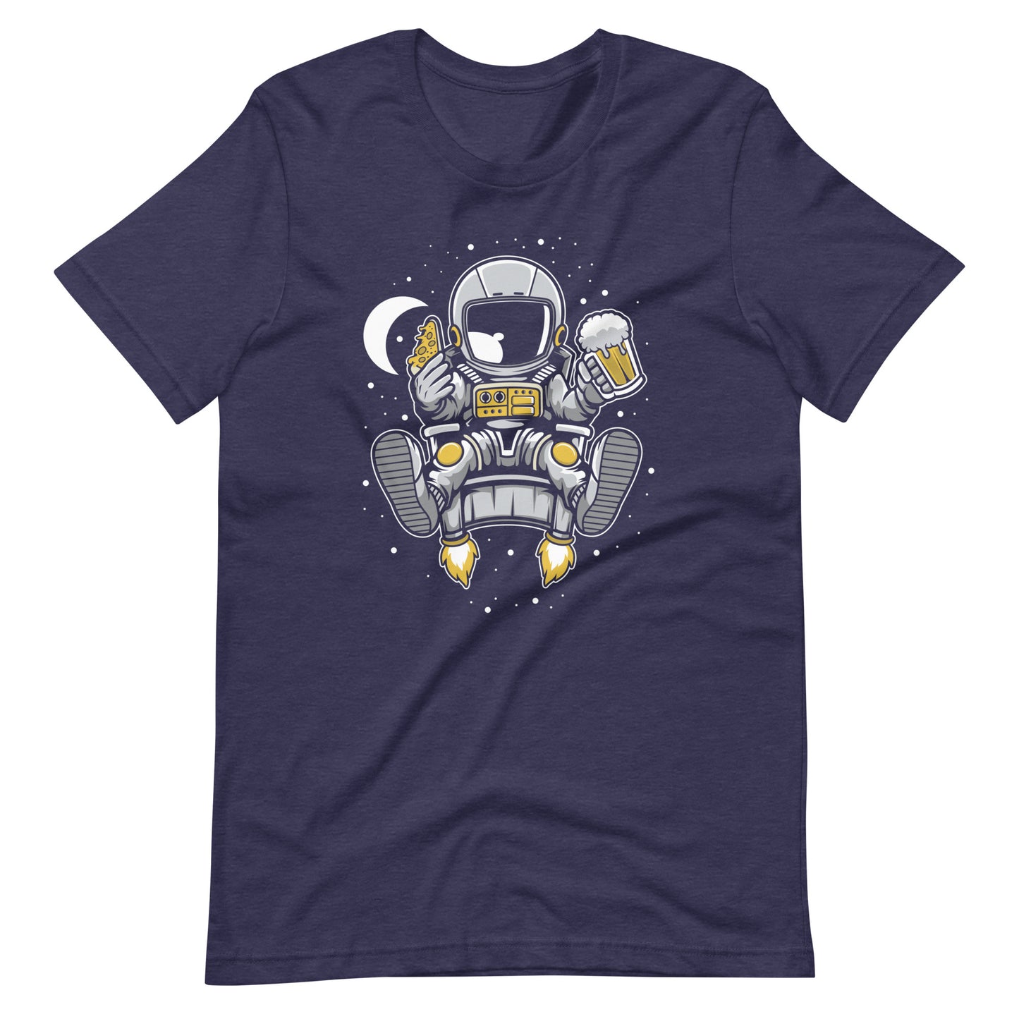 Astronaut Relax - Men's t-shirt - Heather Midnight Navy Front