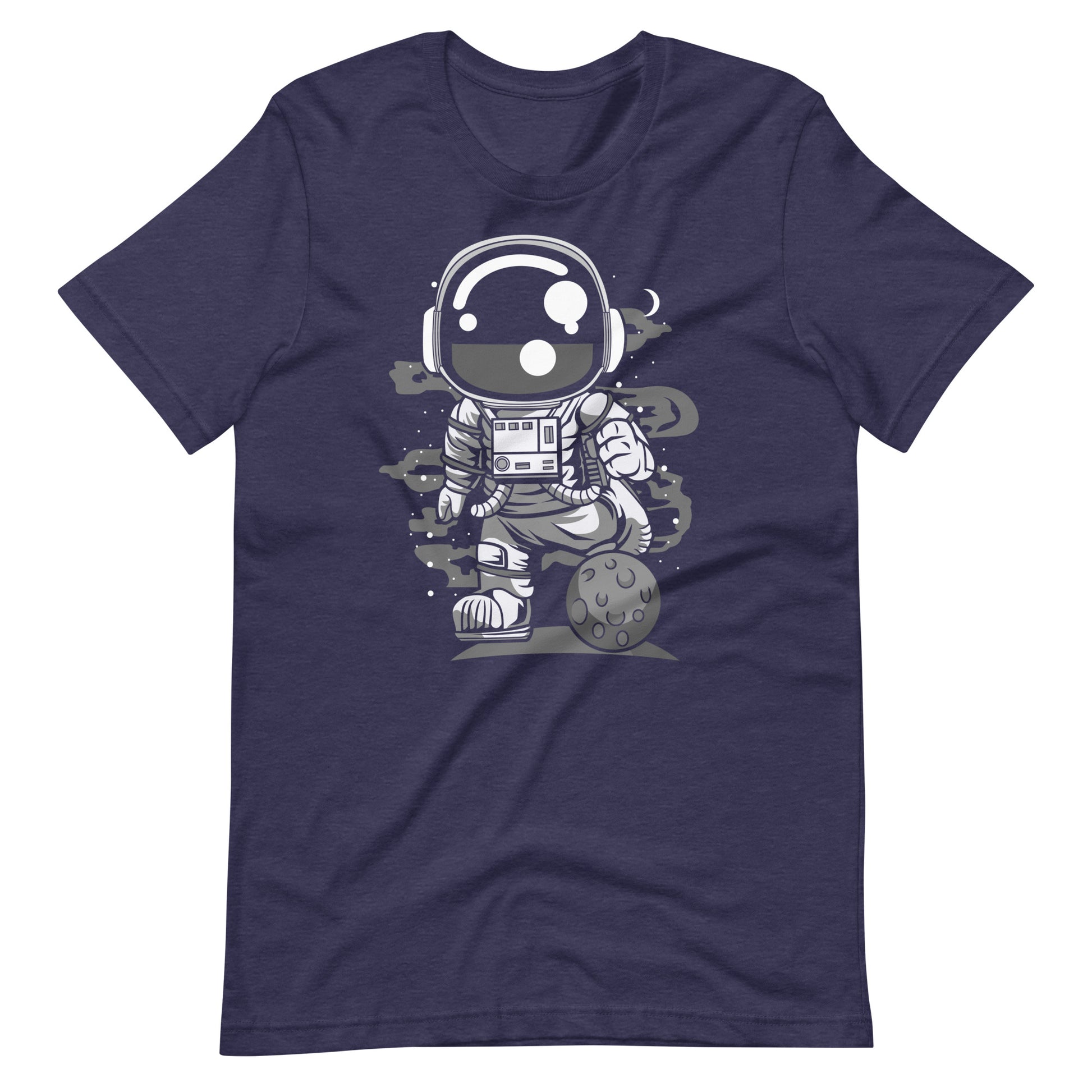 Astronaut Soccer - Men's t-shirt - Heather Midnight Navy Front