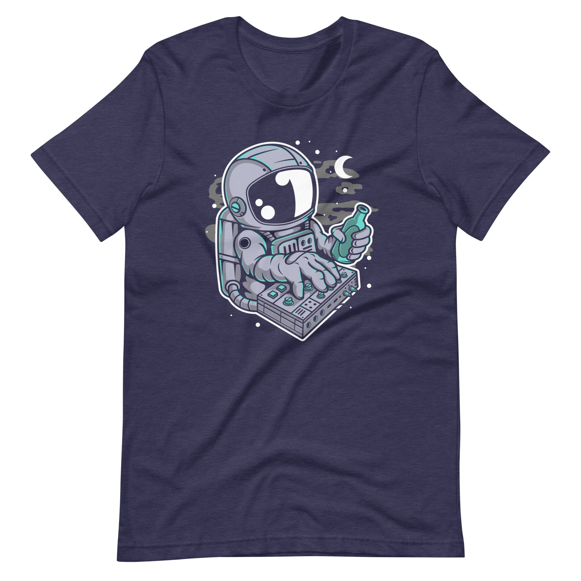 Astronaut Synth - Men's t-shirt - Heather Midnight Navy Front