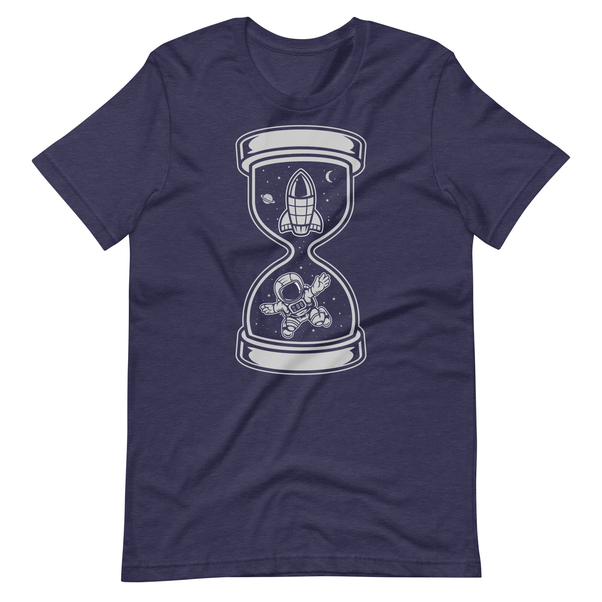 Astronaut Time - Men's t-shirt - Heather Midnight Navy Front