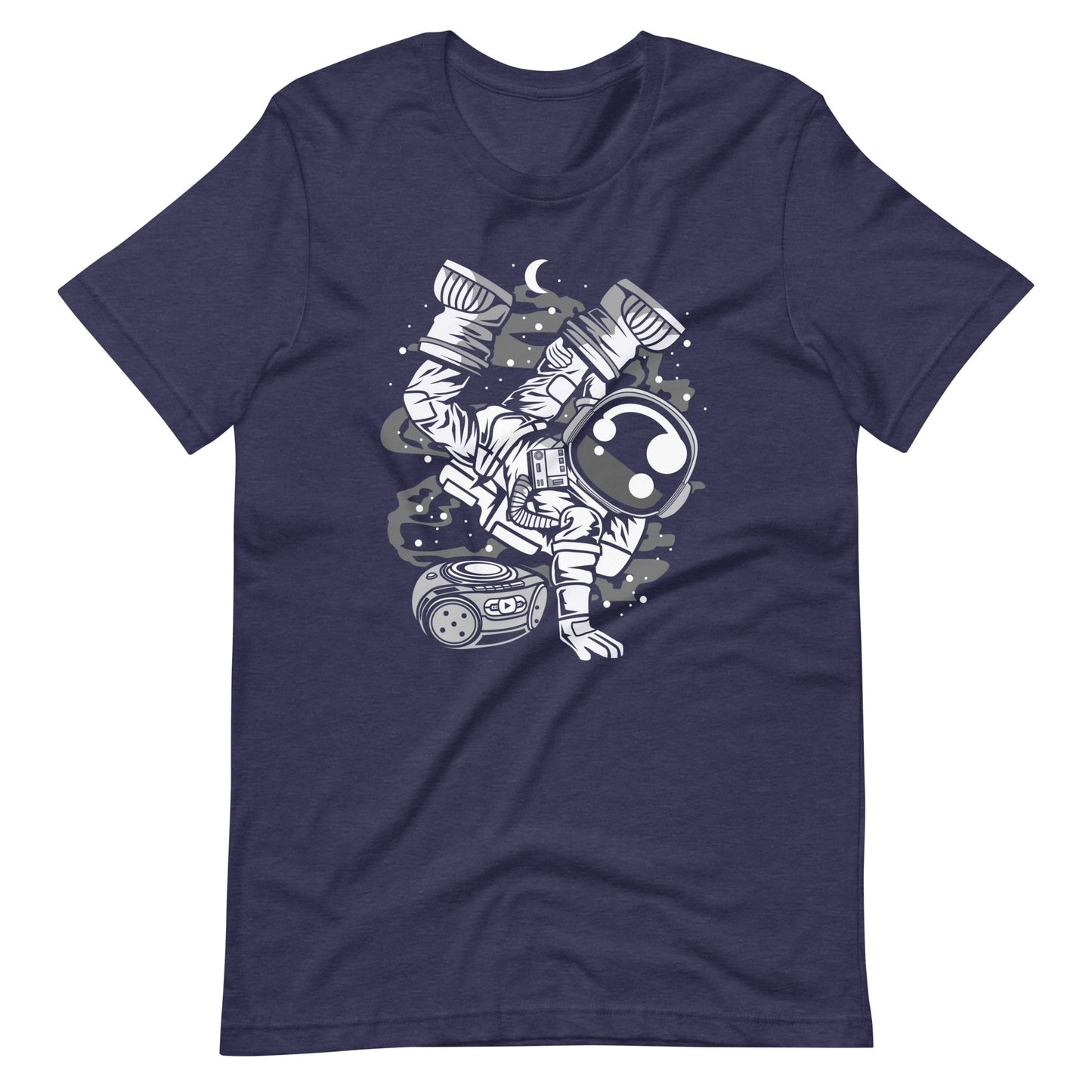 Astronaut Space Breakdance - Men's t-shirt - Heather Midnight Navy Front