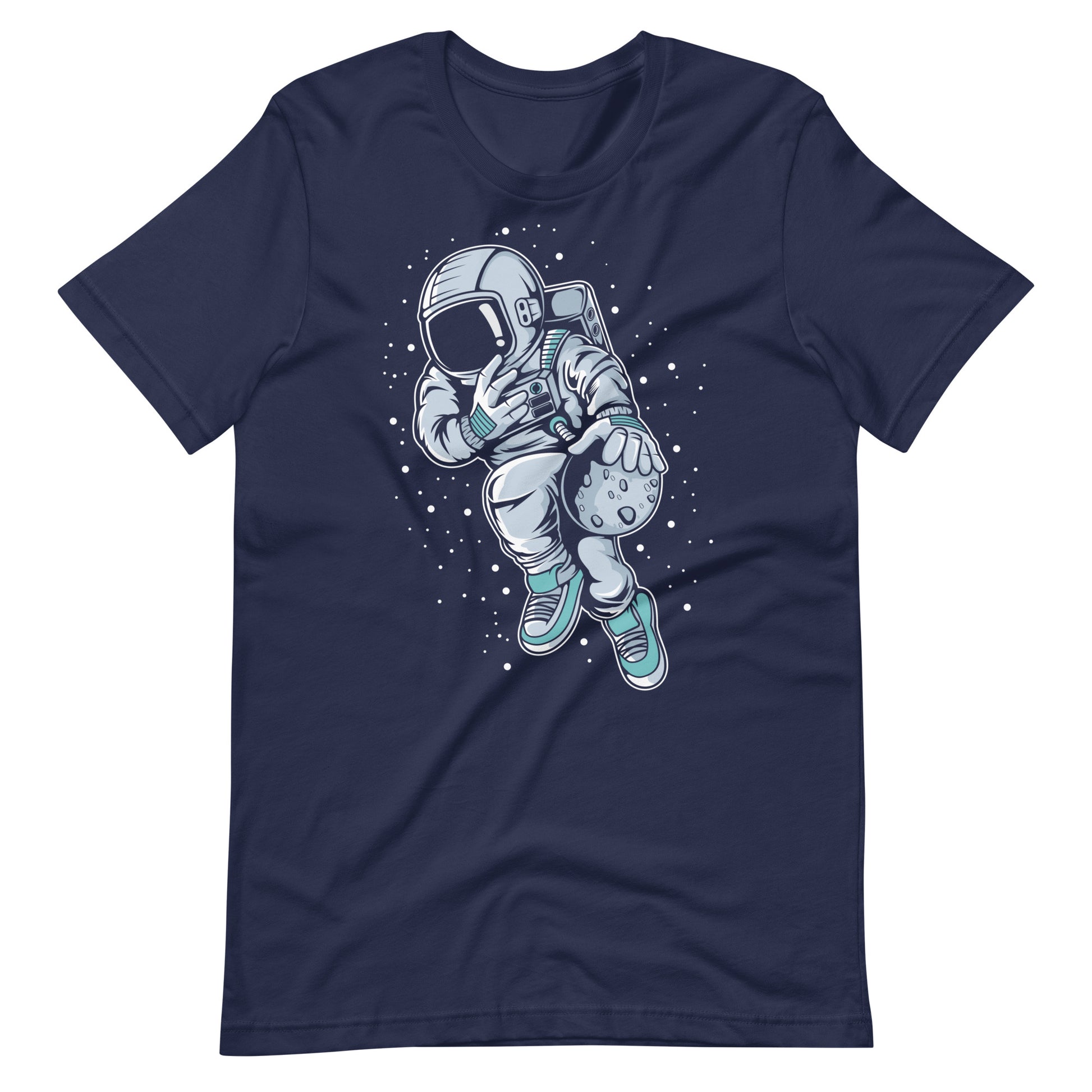 Astronaut Basketball 2 - Men's t-shirt - Navy Front