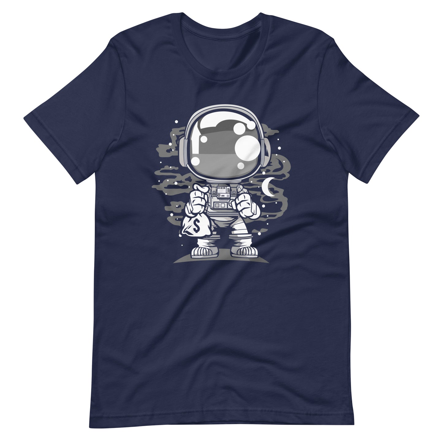 Astronaut Chibi - Men's t-shirt - Navy Front