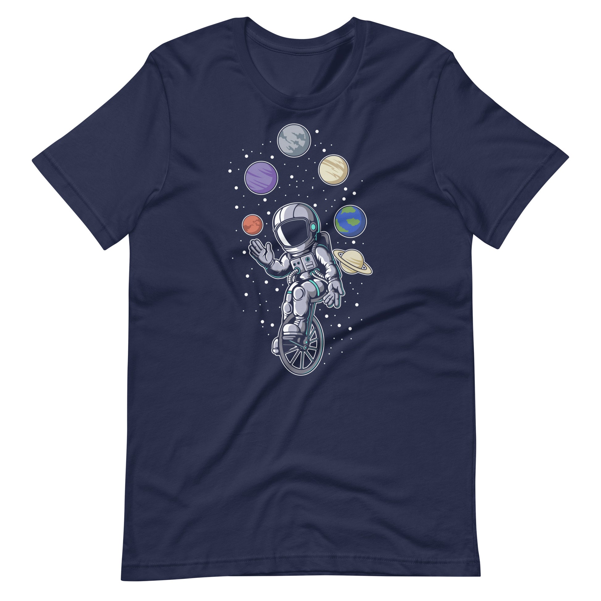 Astronaut Circus - Men's t-shirt - Navy Front