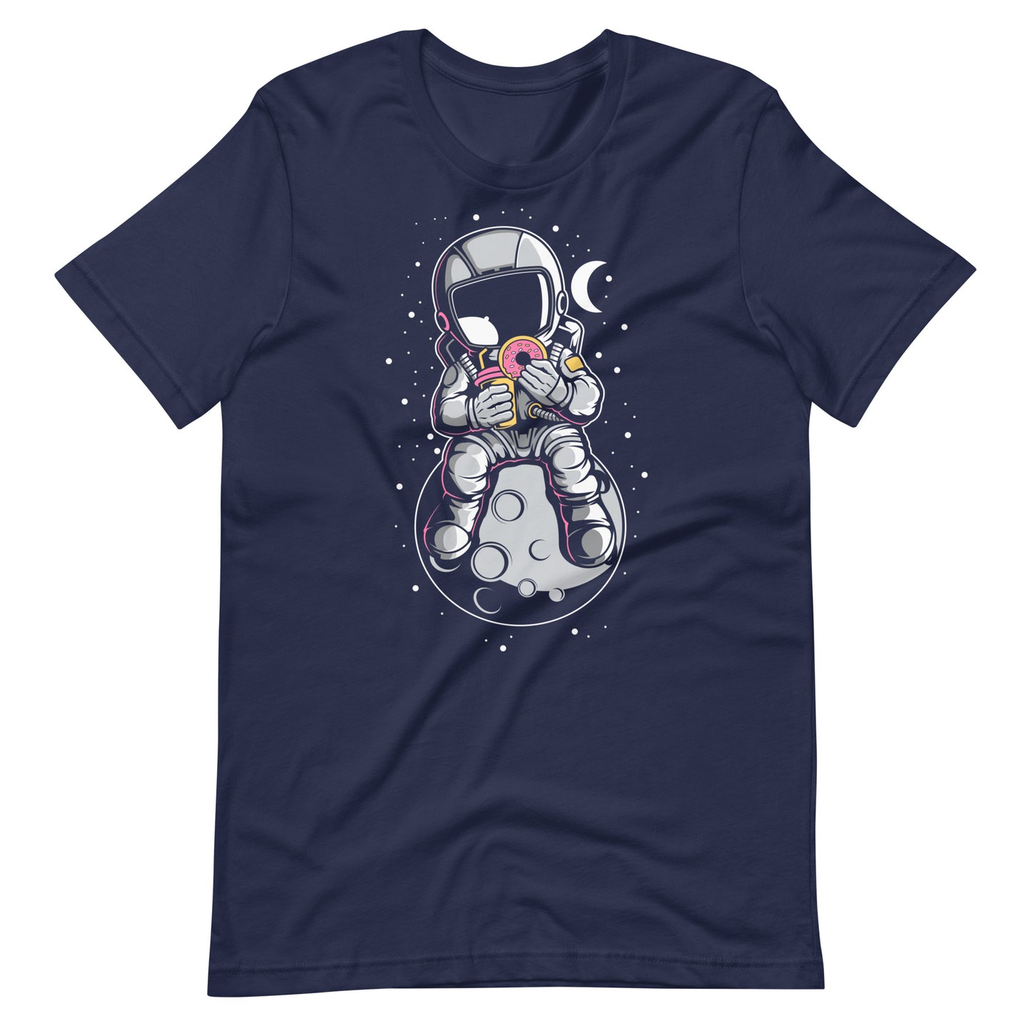 Astronaut Donuts - Men's t-shirt - Navy Front