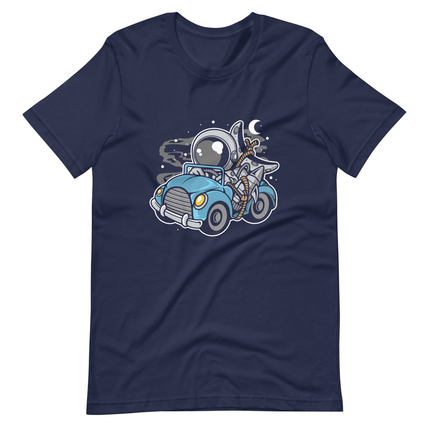 Astronaut Journey - Men's t-shirt - Navy Front