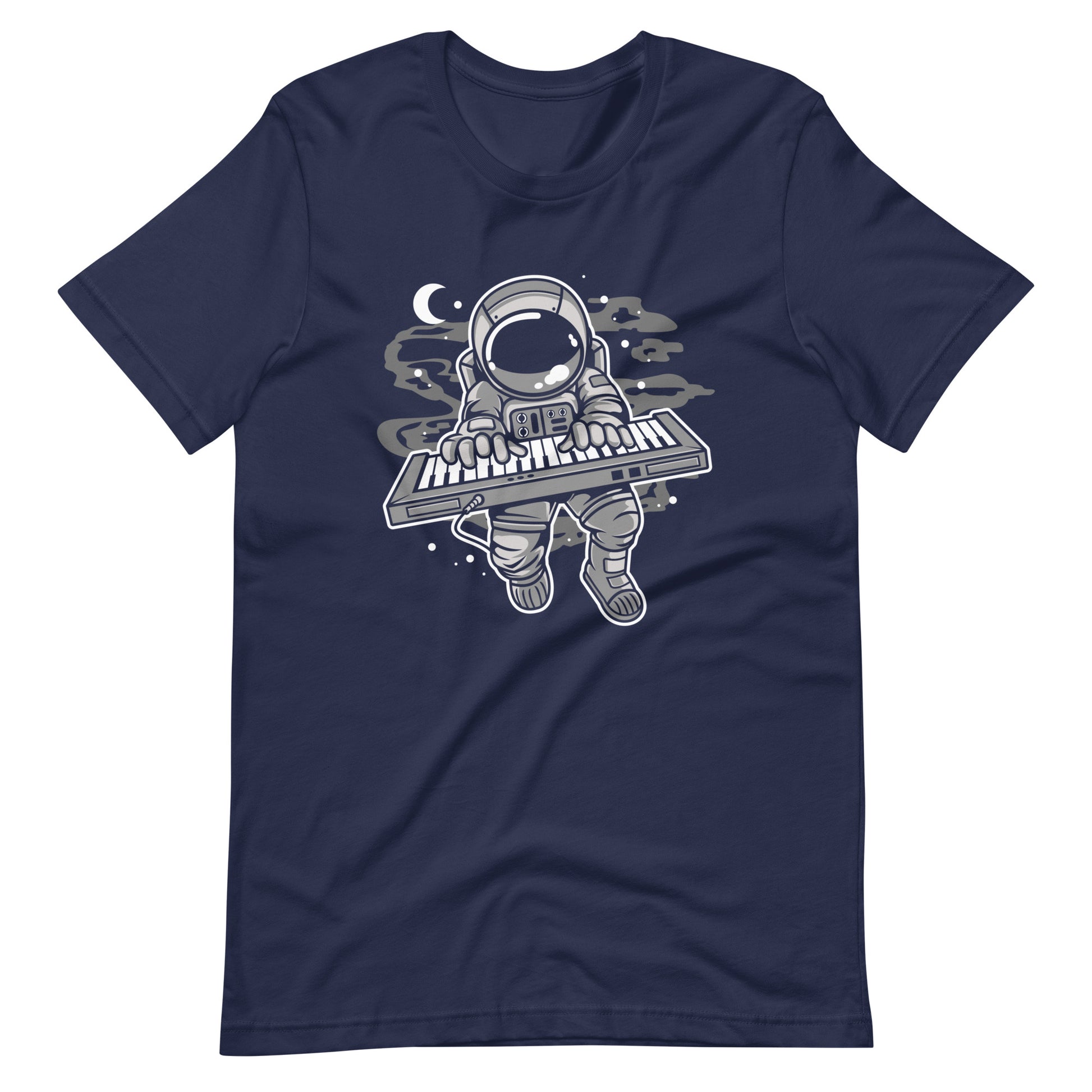 Astronaut Keyboard 2 - Men's t-shirt - Navy Front