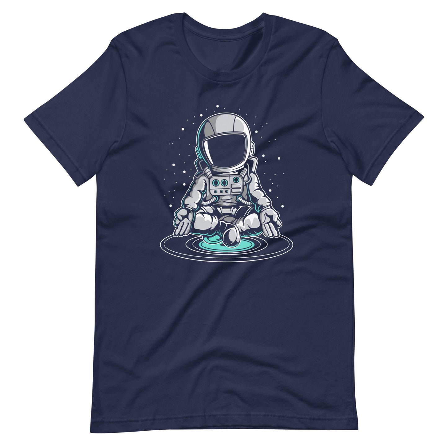 Astronaut Meditation - Men's t-shirt - Navy Front