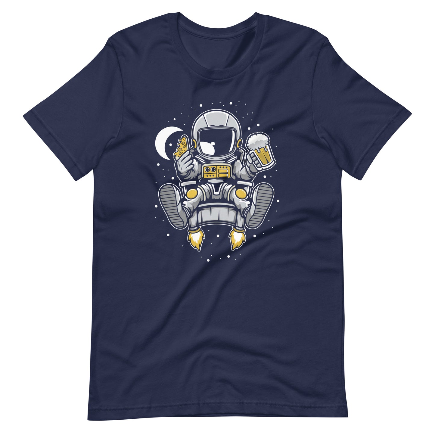 Astronaut Relax - Men's t-shirt - Navy Front