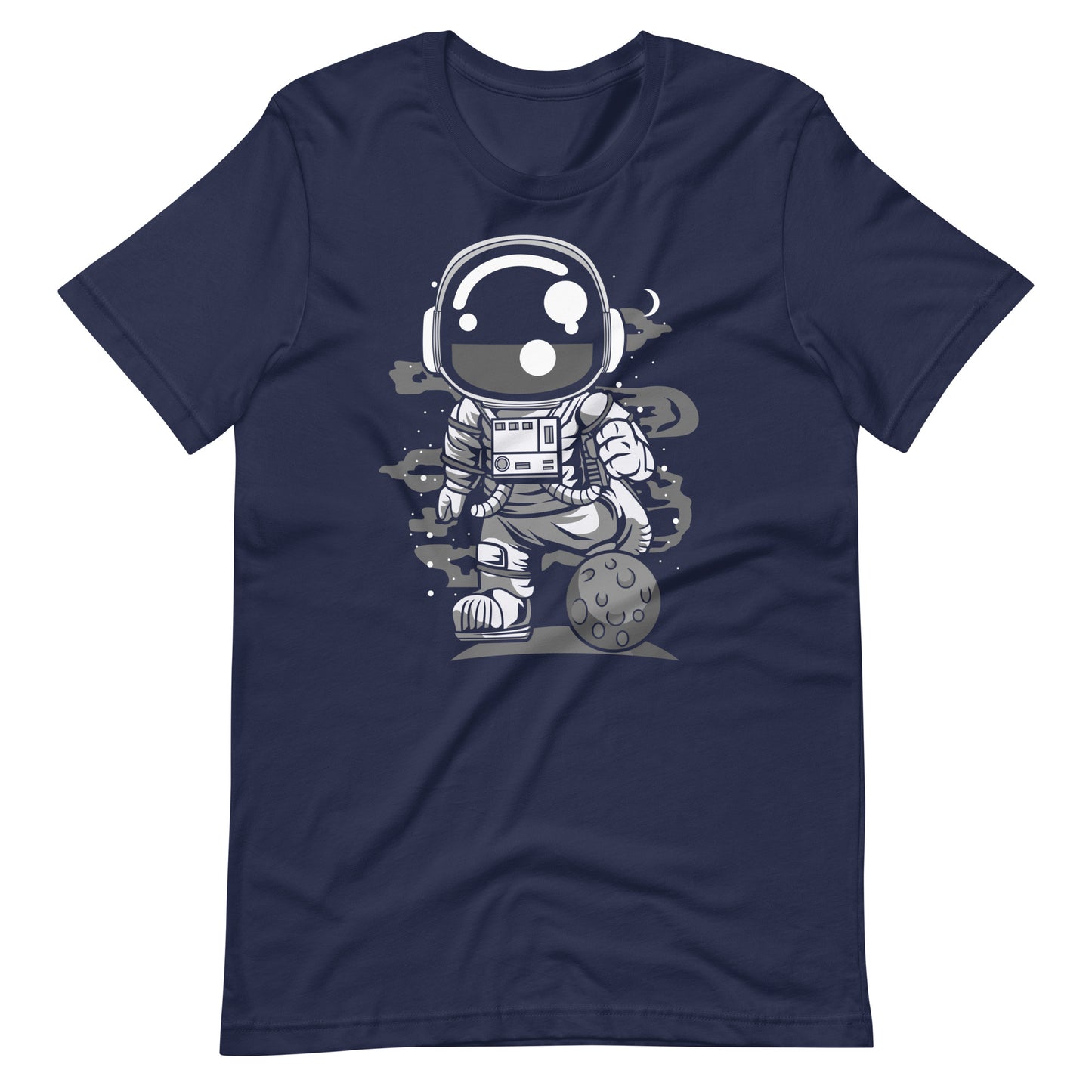 Astronaut Soccer - Men's t-shirt - Navy Front