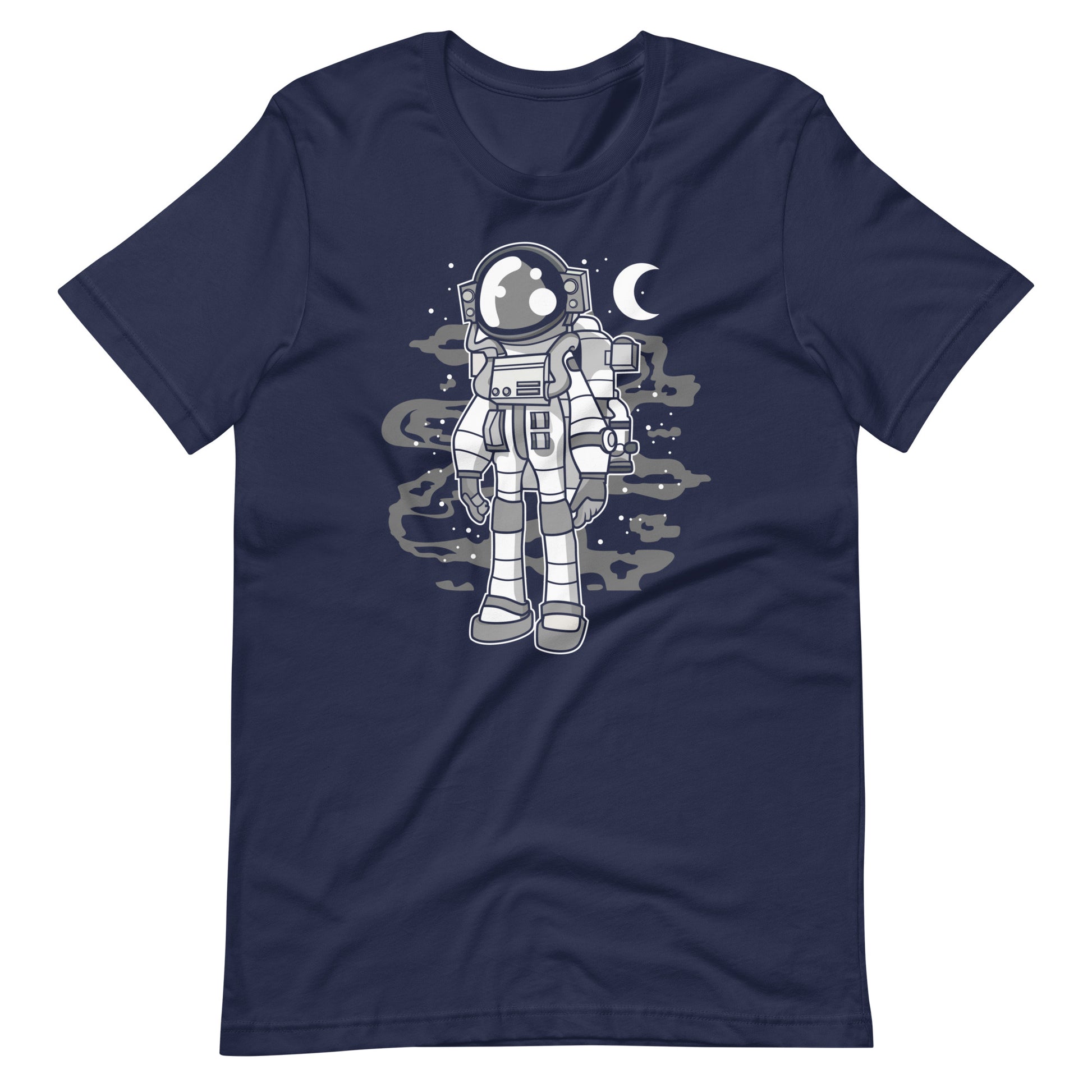 Astronaut Stand - Men's t-shirt - Navy Front