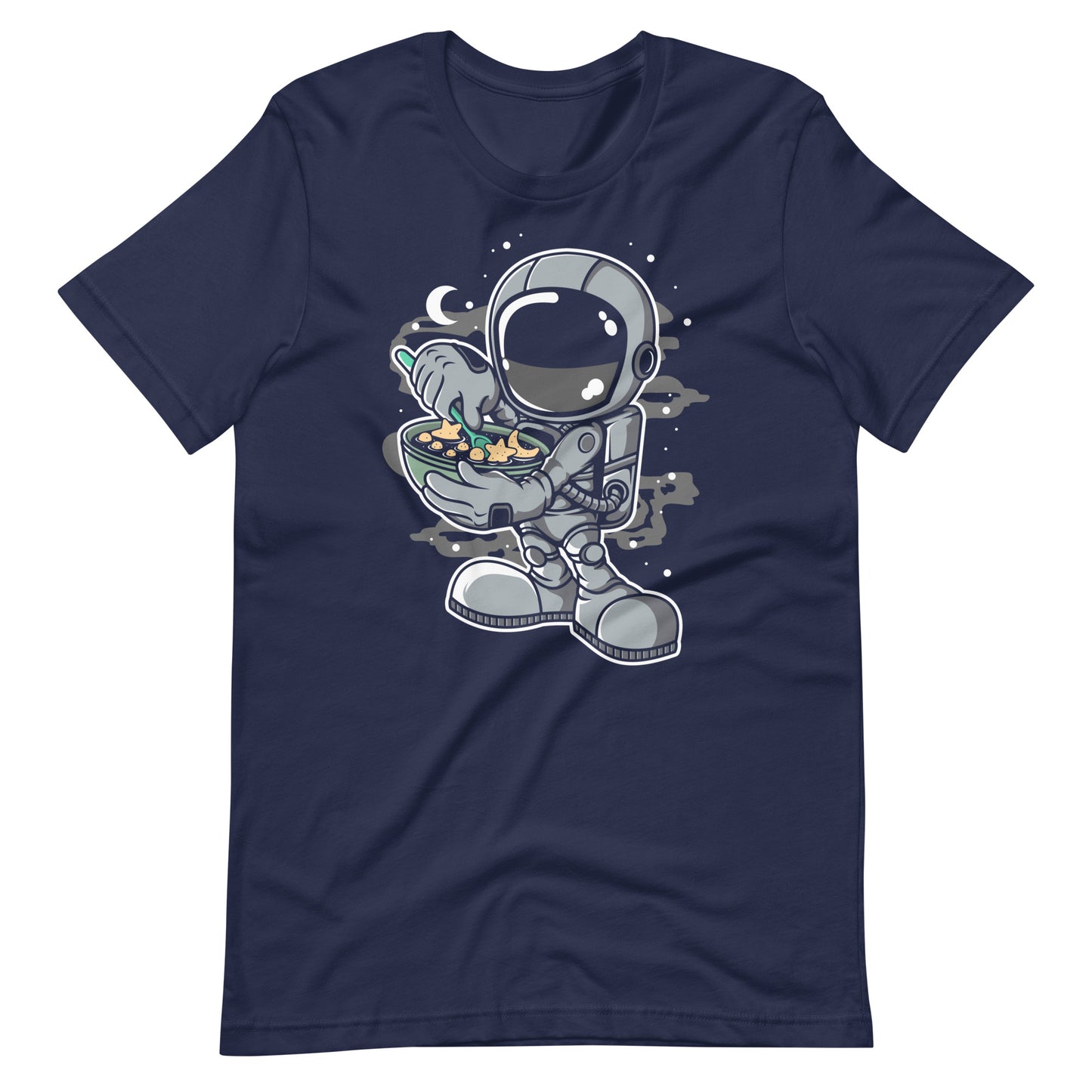 Astronaut Star Flakes - Men's t-shirt - Navy Front