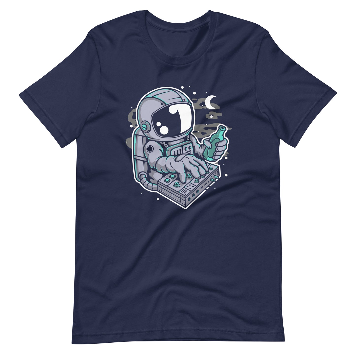 Astronaut Synth - Men's t-shirt - Navy Front