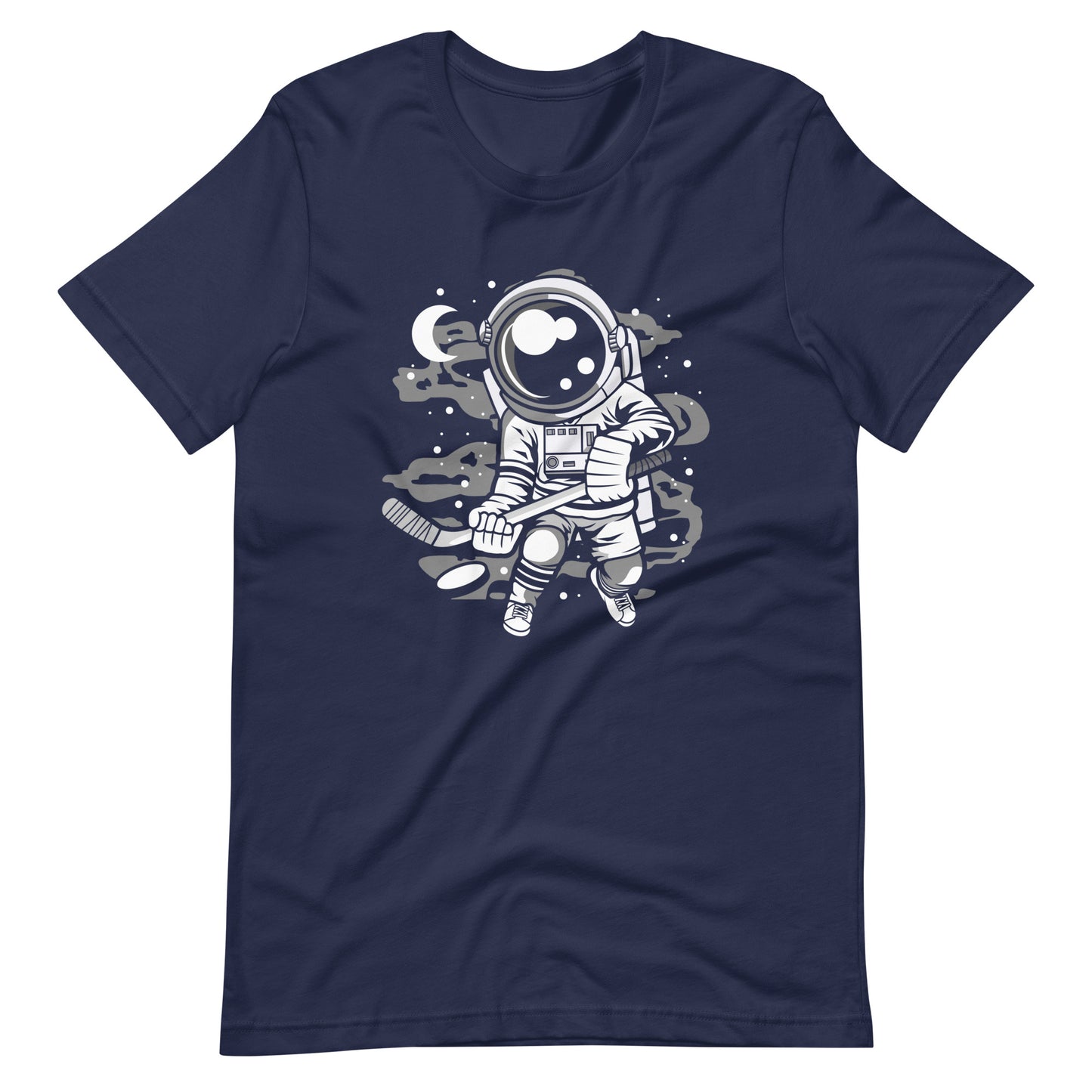 Astronaut Hockey Player - Men's t-shirt - Navy Front