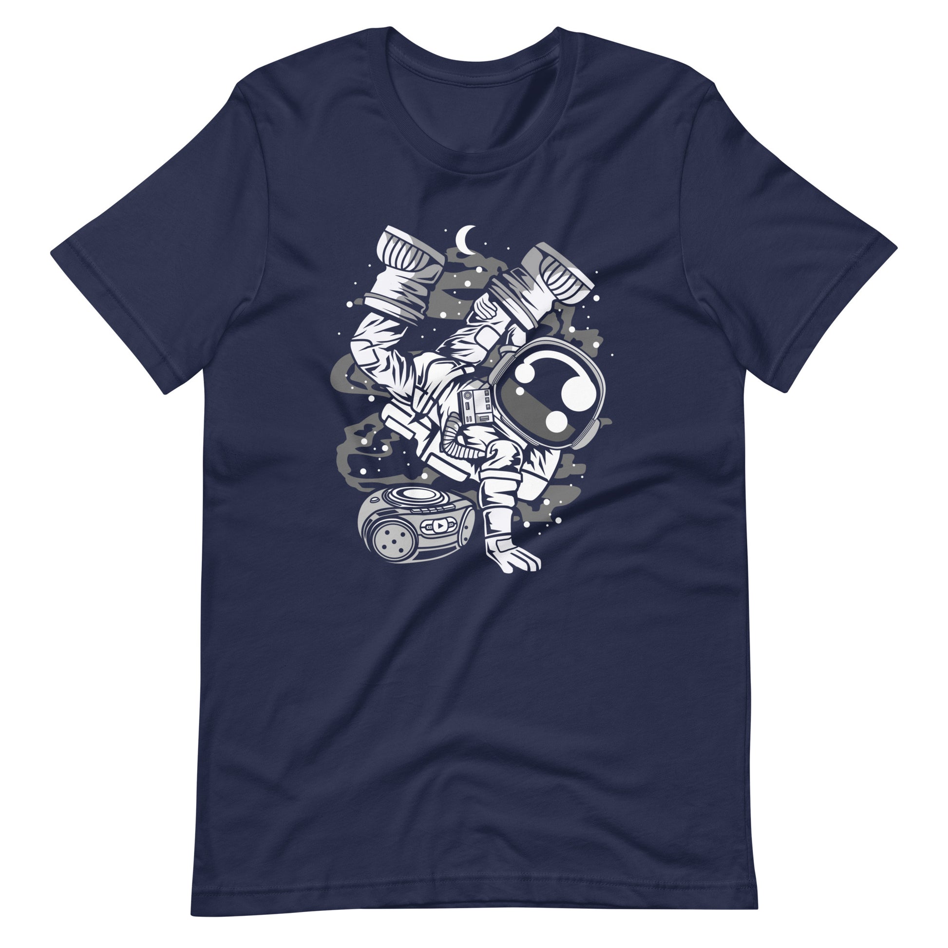 Astronaut Space Breakdance - Men's t-shirt - Navy Front