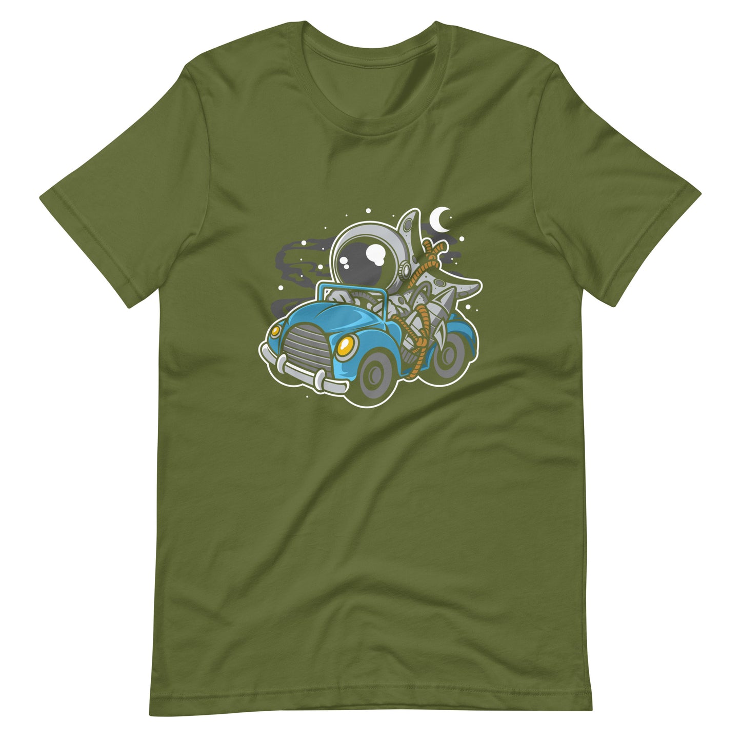 Astronaut Journey - Men's t-shirt - Olive Front