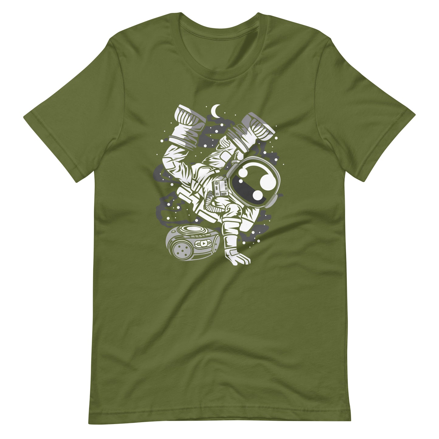 Astronaut Space Breakdance - Men's t-shirt - Olive Front