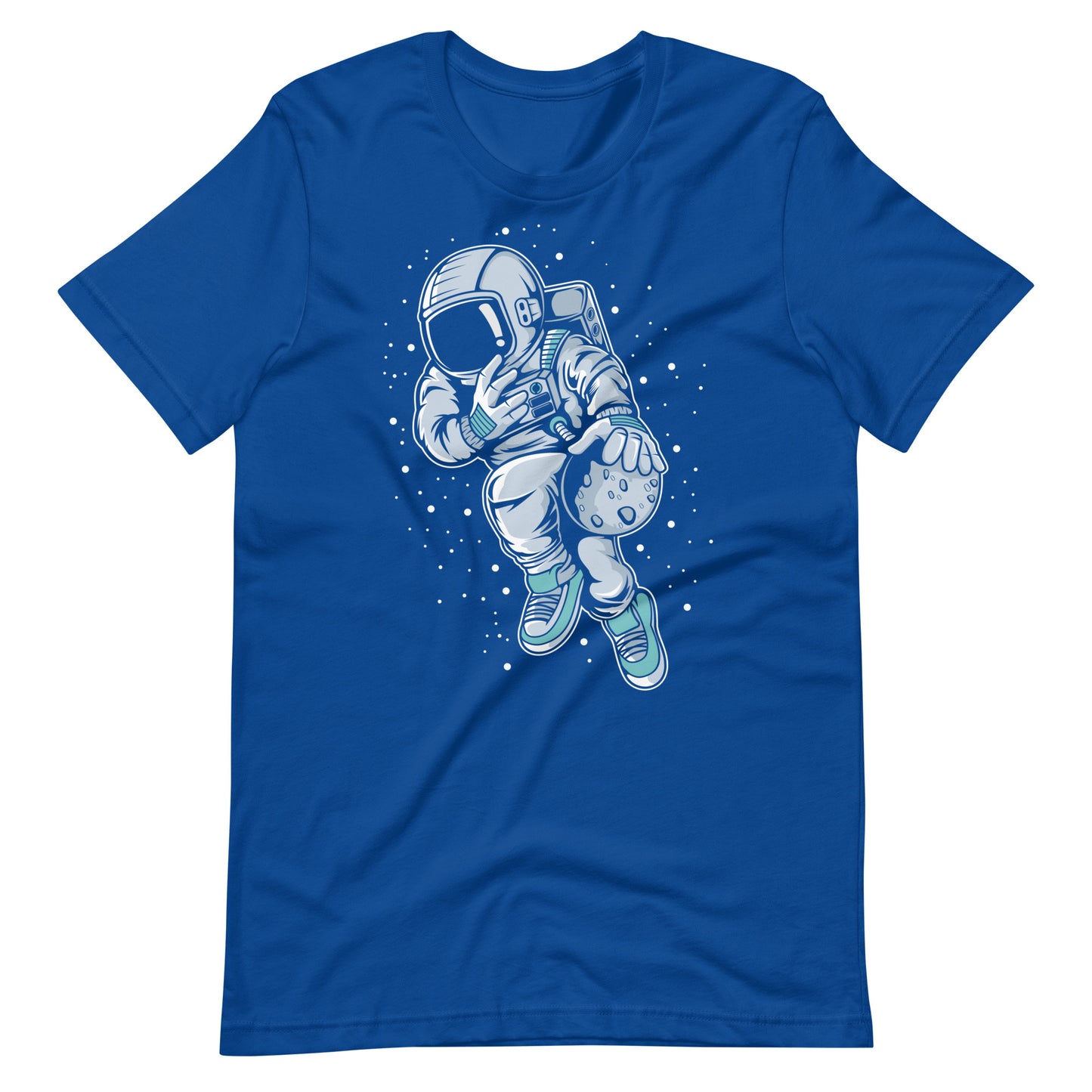 Astronaut Basketball 2 - Men's t-shirt - True Royal Front