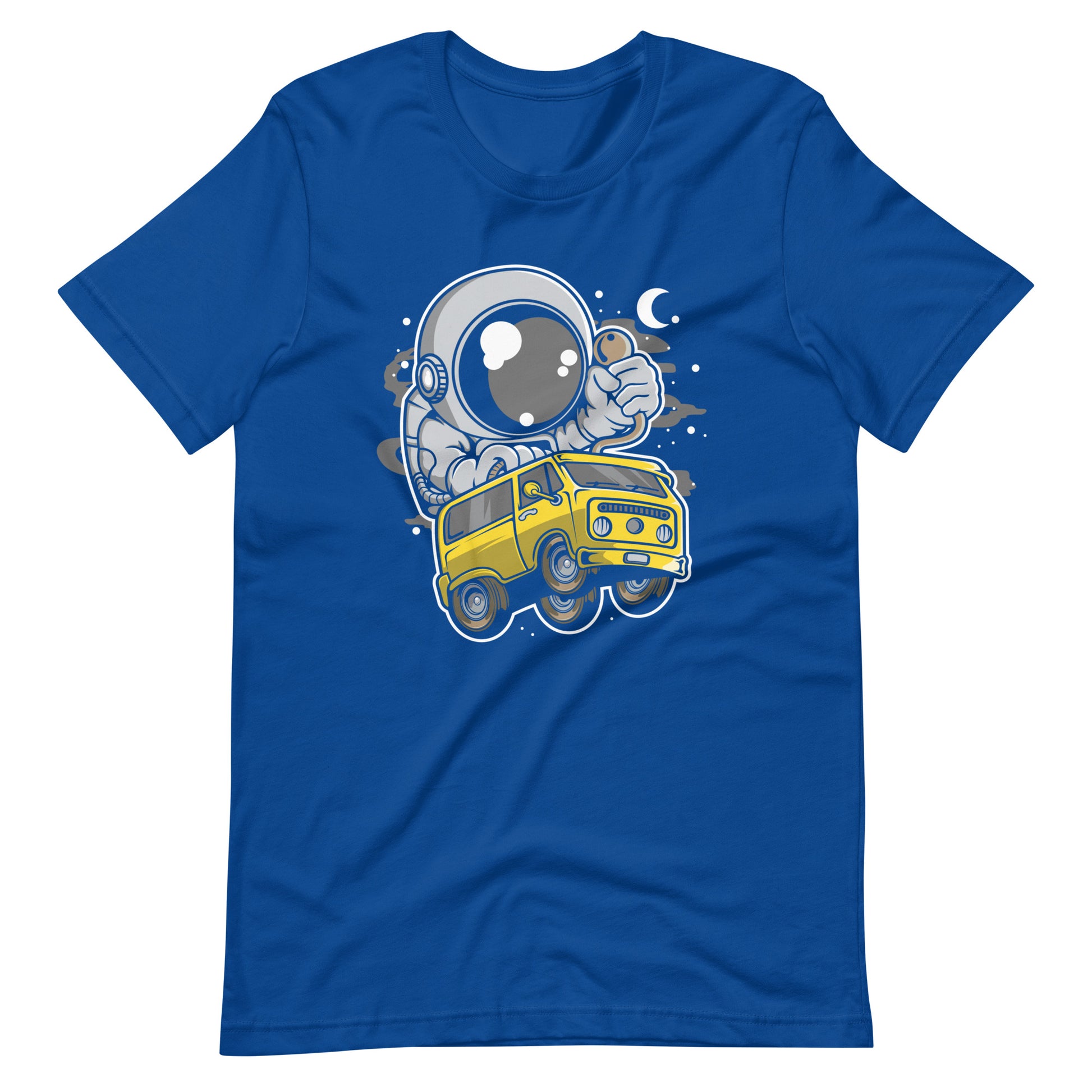 Astronaut Car Racer - Men's t-shirt - True Royal Front