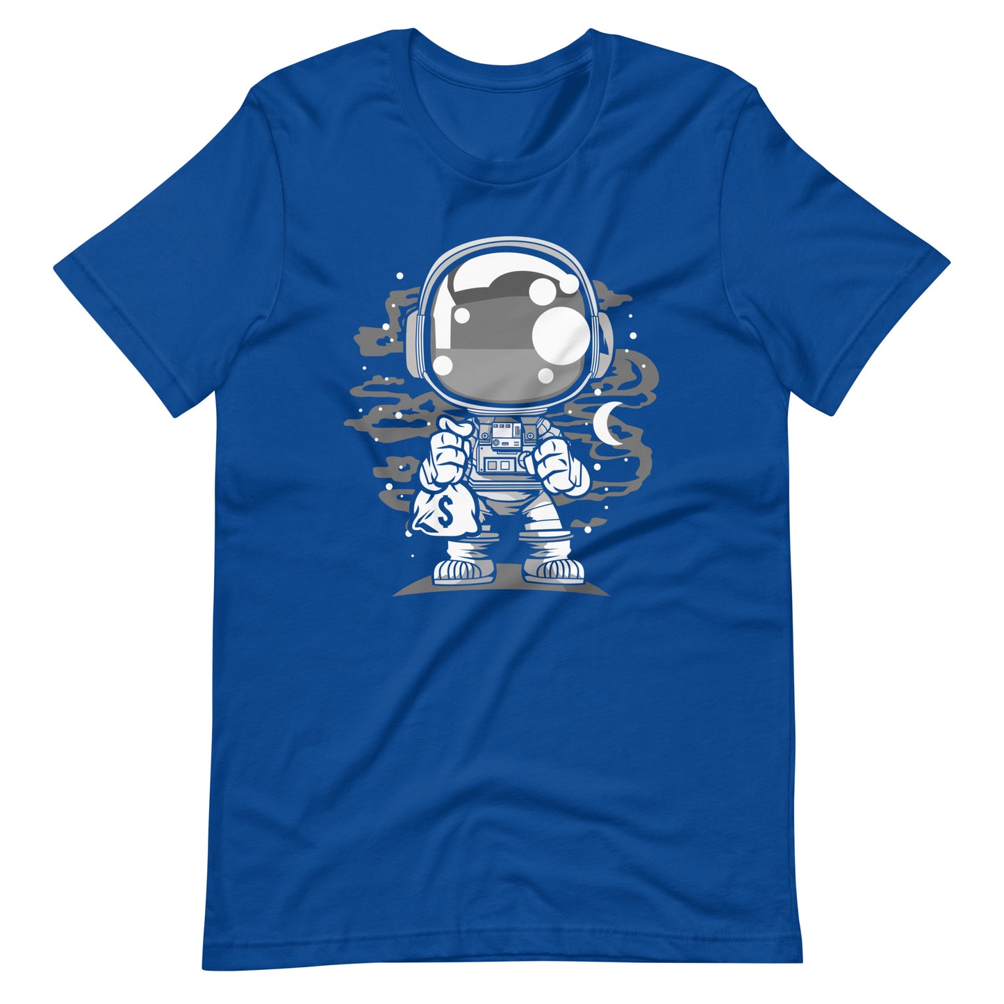 Astronaut Chibi - Men's t-shirt - True Royal Front