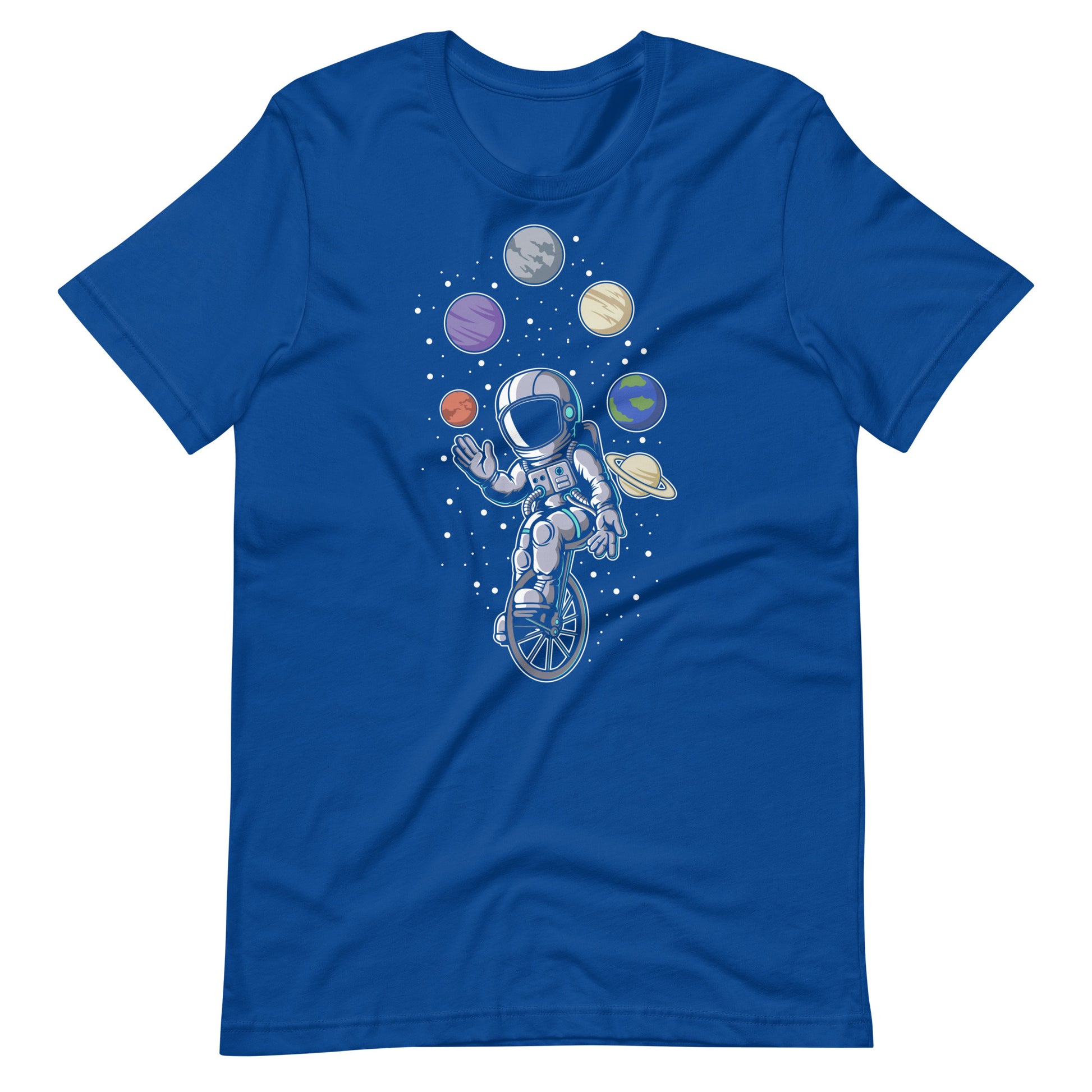 Astronaut Circus - Men's t-shirt - True Royal Front