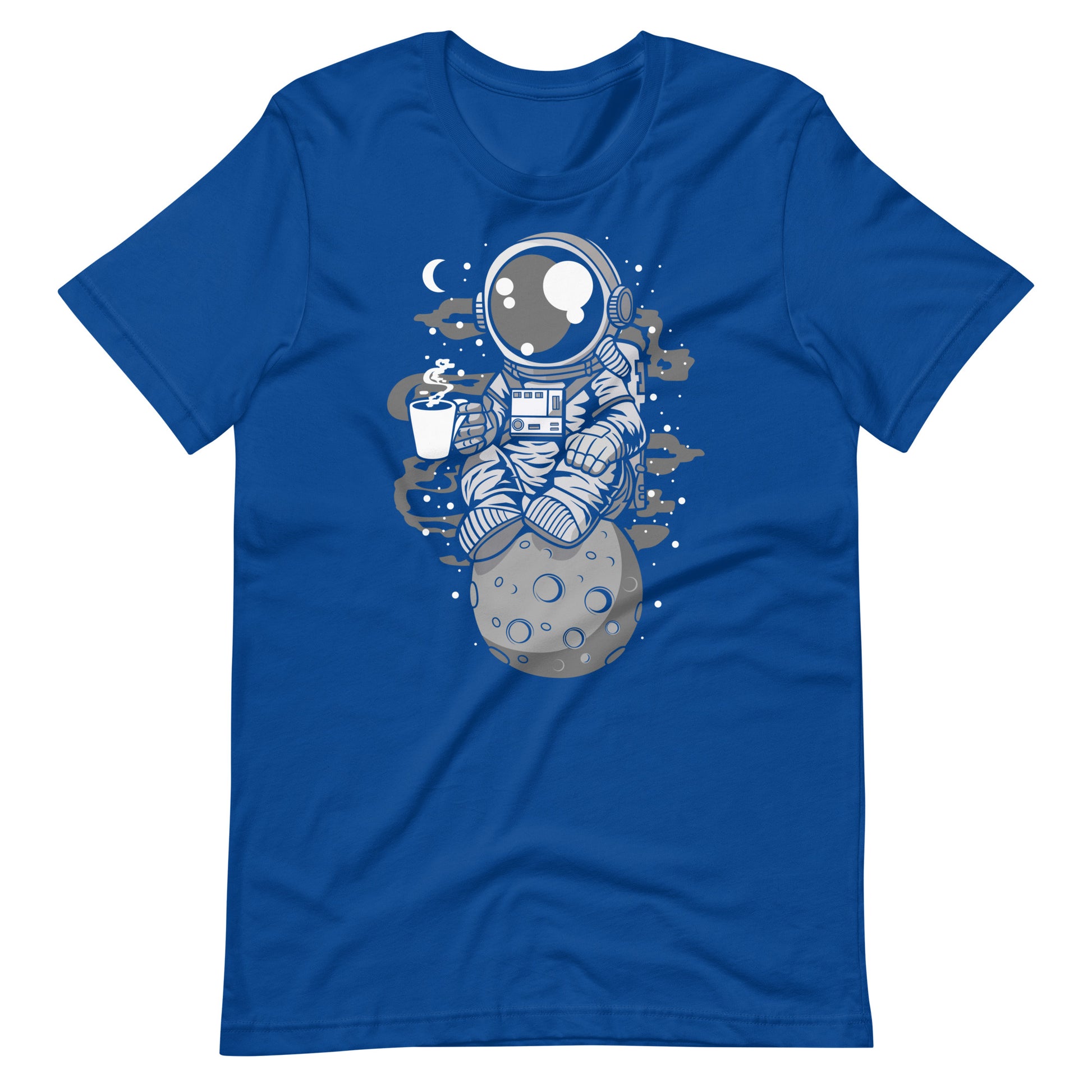 Astronaut Coffee - Men's t-shirt - True Royal Front