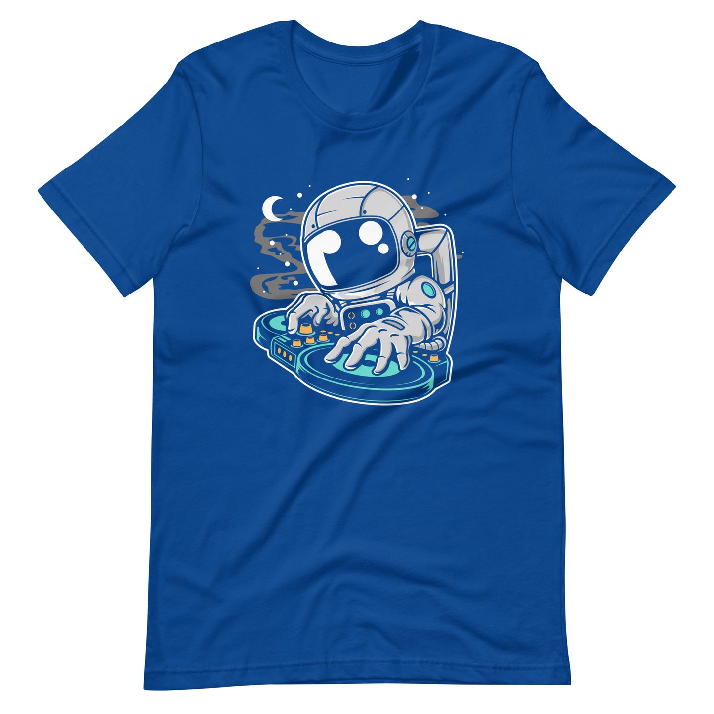 Astronaut DJ - Men's t-shirt - True Royal Front