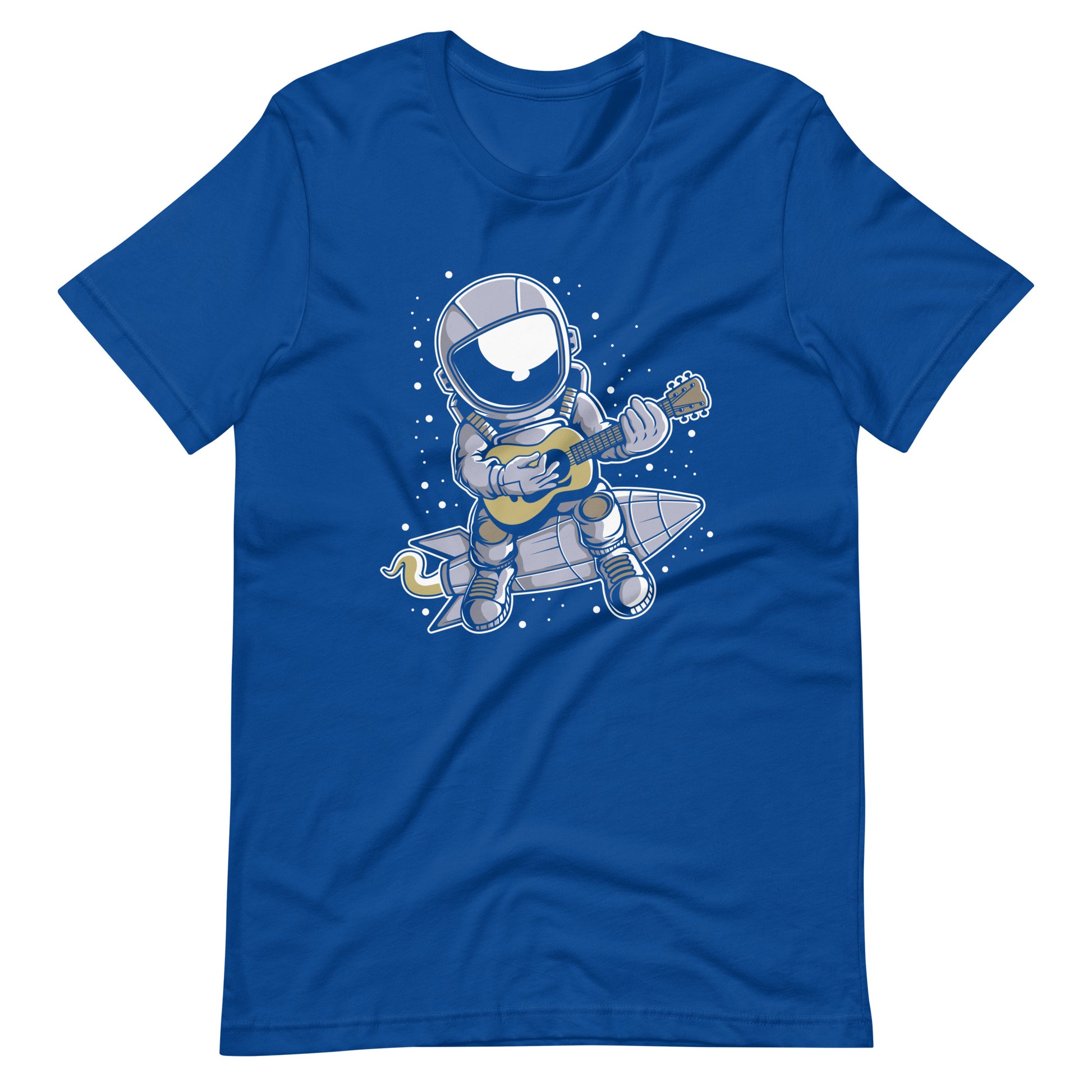 Astronaut Guitar - Men's t-shirt - True Royal Front