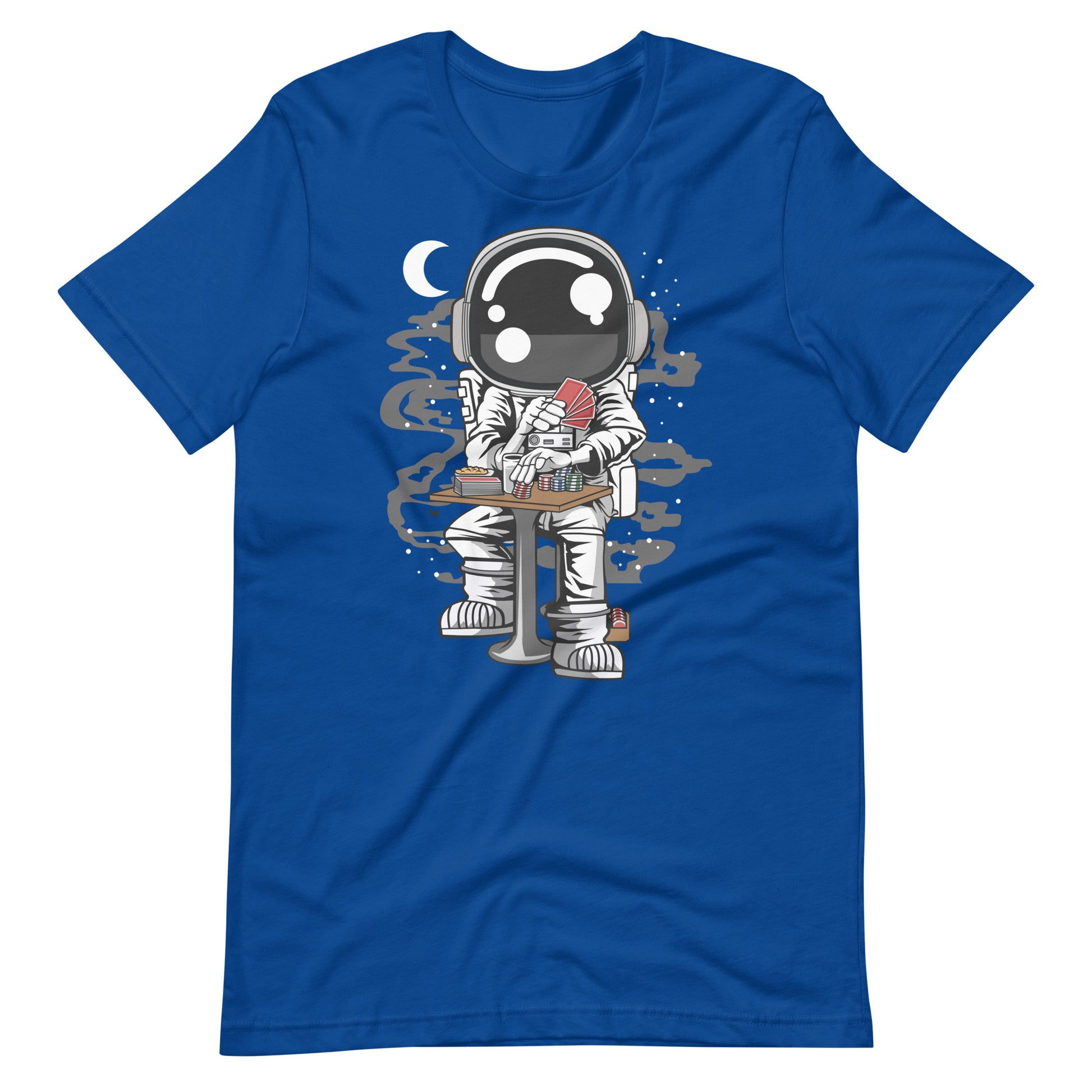 Astronaut Gambler - Men's t-shirt - True Royal Front