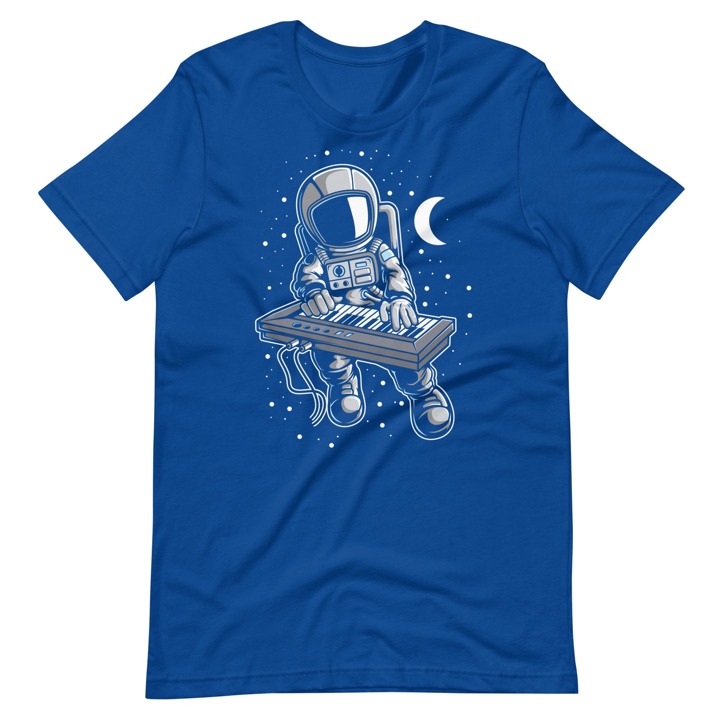 Astronaut Keyboard - Men's t-shirt - True Royal Front