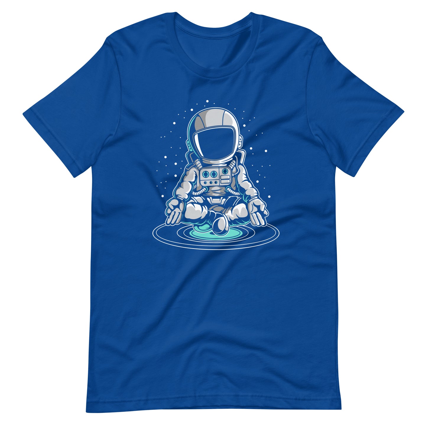 Astronaut Meditation - Men's t-shirt - True Royal Front