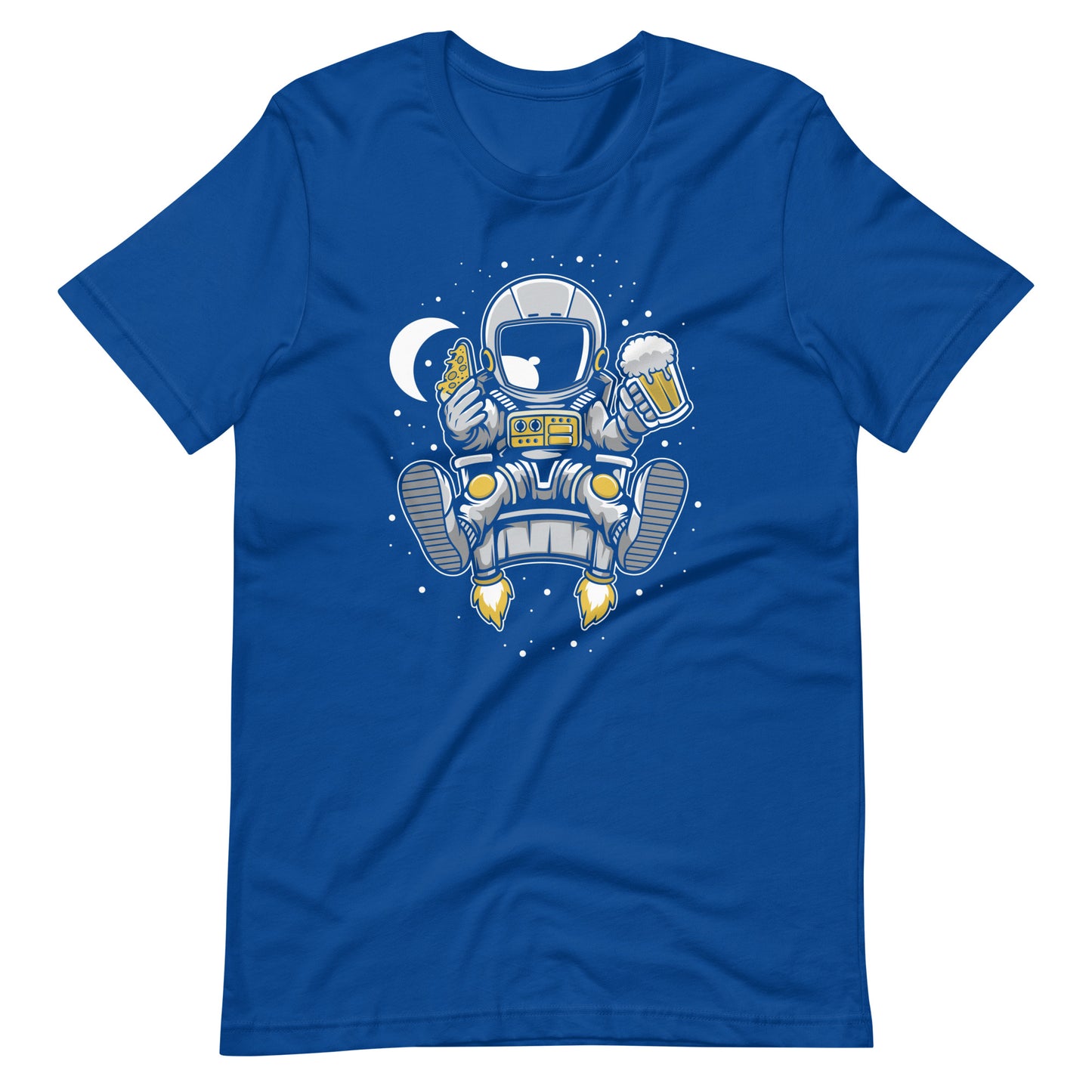 Astronaut Relax - Men's t-shirt - True Royal Front