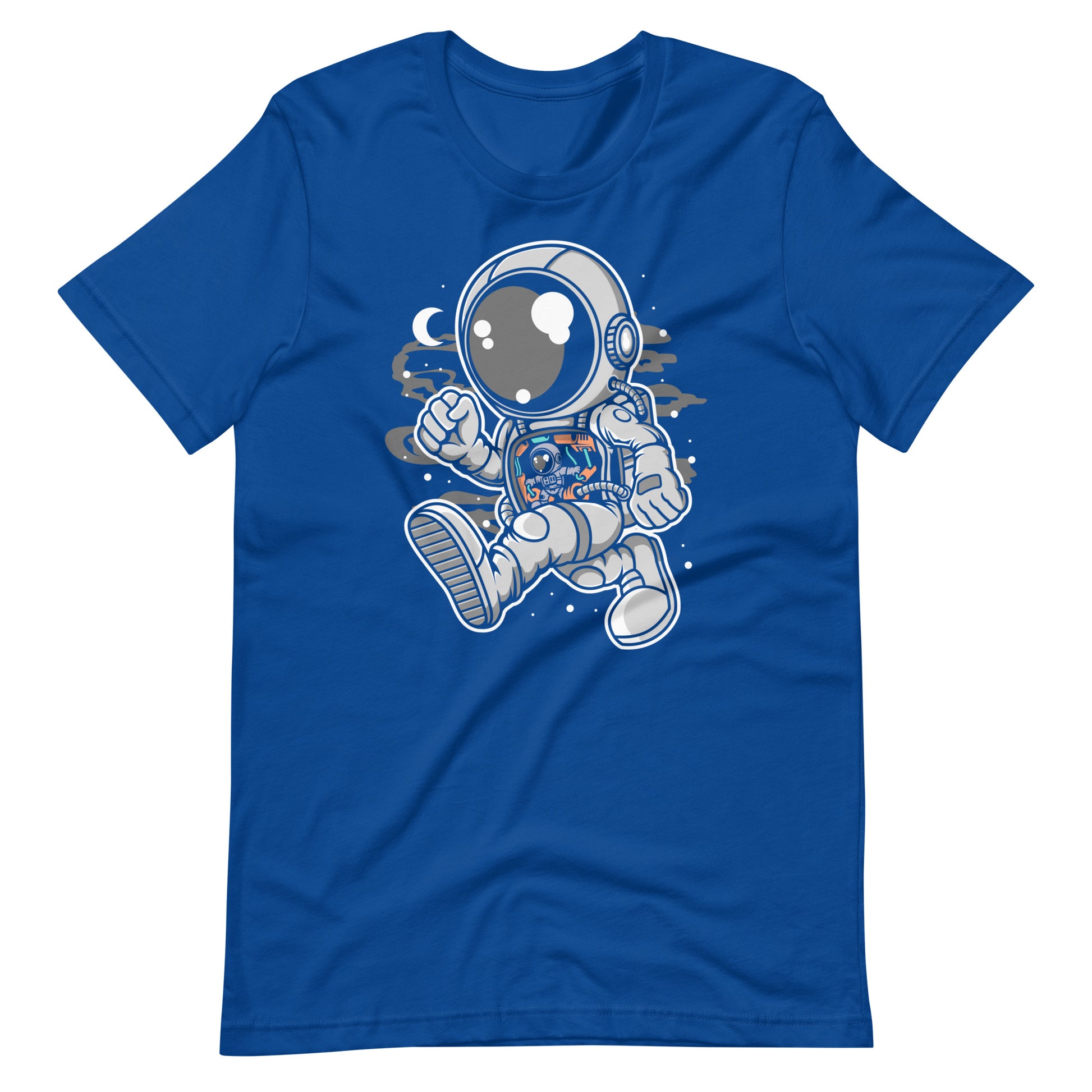 Astronaut Robotic Machine - Men's t-shirt - True Royal Front