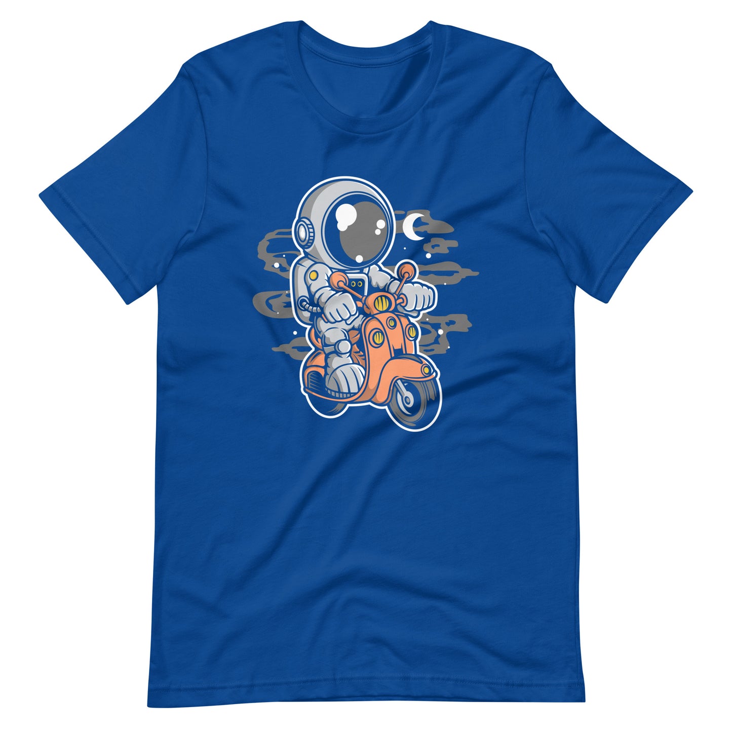 Astronaut Scooter 2 - Men's t-shirt - True Royal Front