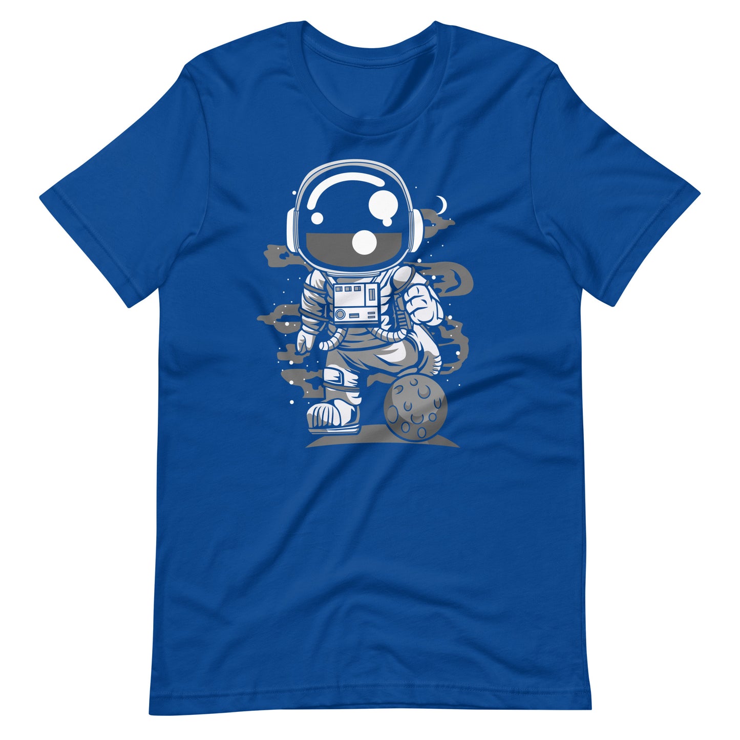 Astronaut Soccer - Men's t-shirt - True Royal Front