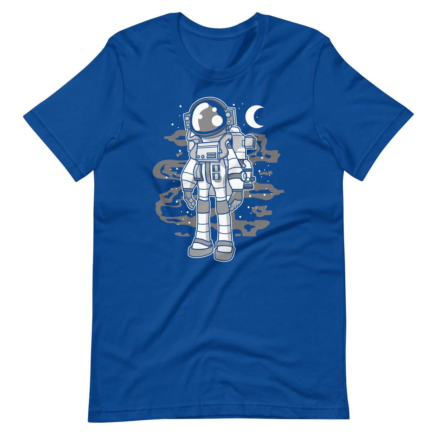 Astronaut Stand - Men's t-shirt - True Royal Front