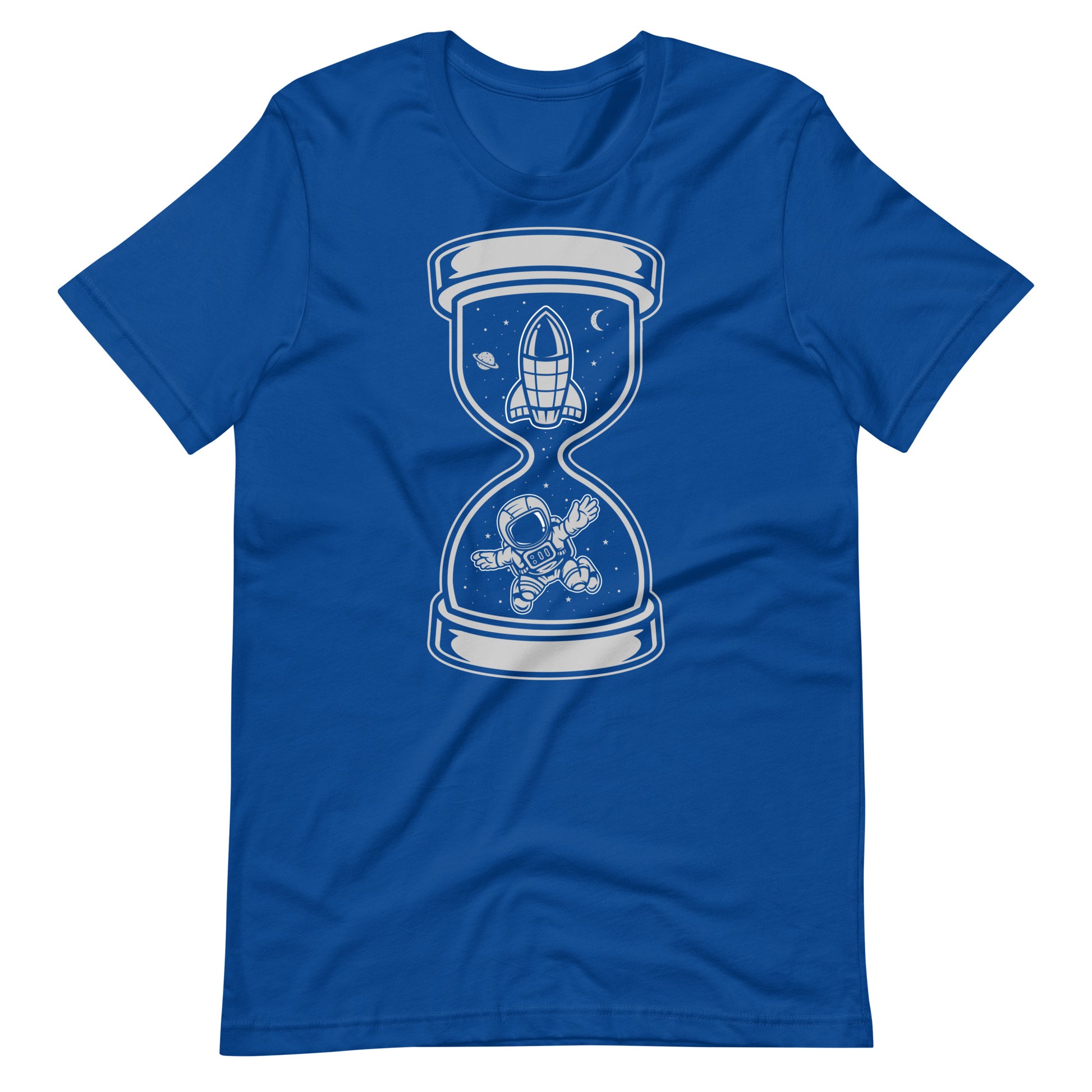Astronaut Time - Men's t-shirt - True Royal Front
