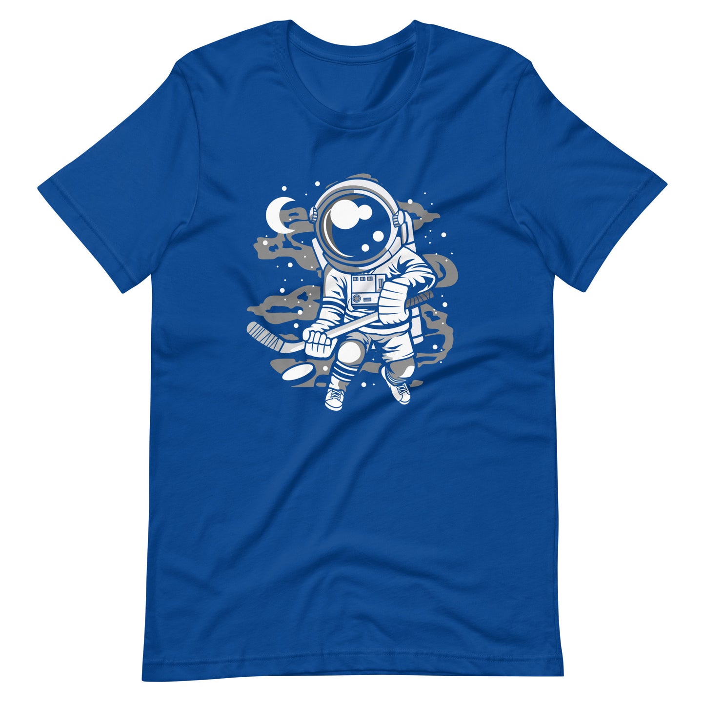 Astronaut Hockey Player - Men's t-shirt - True Royal Front