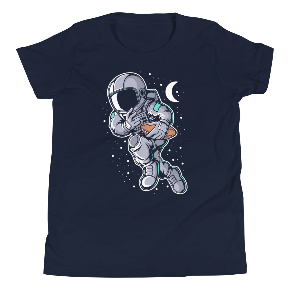 Astronaut Rugby - Youth Short Sleeve T-Shirt - Navy Front